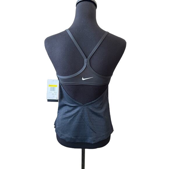 New ~ NIKE ESSENTIAL ~ Women's Layered Swim Tankini Top & Bottom Size Small - Picture 5 of 12